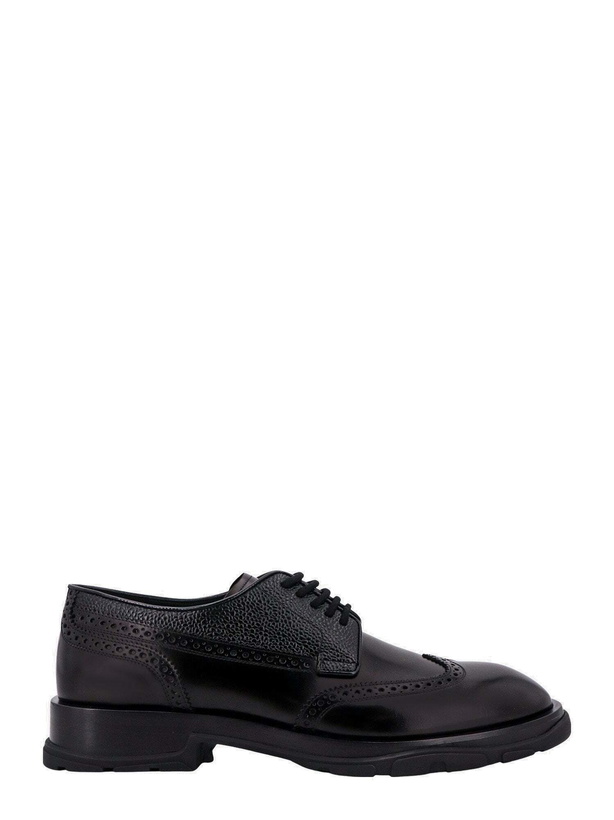 Photo: Alexander Mcqueen   Lace Up Shoe Black   Mens