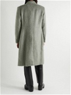 Our Legacy - Whale Double-Breasted Brushed Wool-Blend Coat - Gray