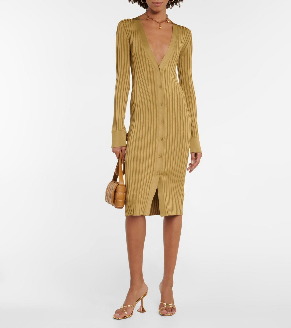 Galvan Rhea cardigan dress