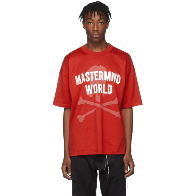 Photo: mastermind WORLD Red Boxy No Prejudice T-Shirt