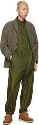 Engineered Garments Green Madras Check Blazer