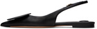 JACQUEMUS Black Les Classiques 'Les slingbacks Duelo plates' Ballerina Flats