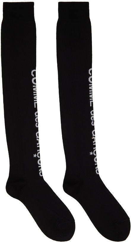 Photo: Comme des Garçons Homme Plus Long Logo Socks