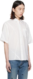 UNDERCOVER White Pinched Seam Shirt