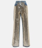 Giuseppe di Morabito High-rise embellished jeans