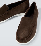 Manolo Blahnik Monaco suede loafers