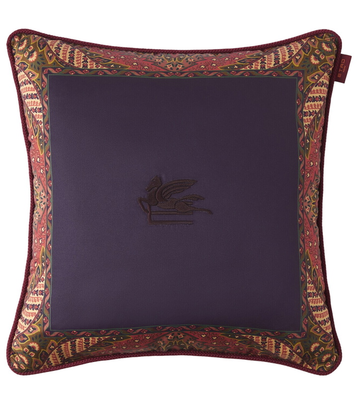 Photo: Etro Printed cotton cushion