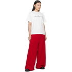 MM6 Maison Margiela Off-White Overdyed Jersey T-shirt