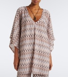 Melissa Odabash Josie chevron knitted kaftan