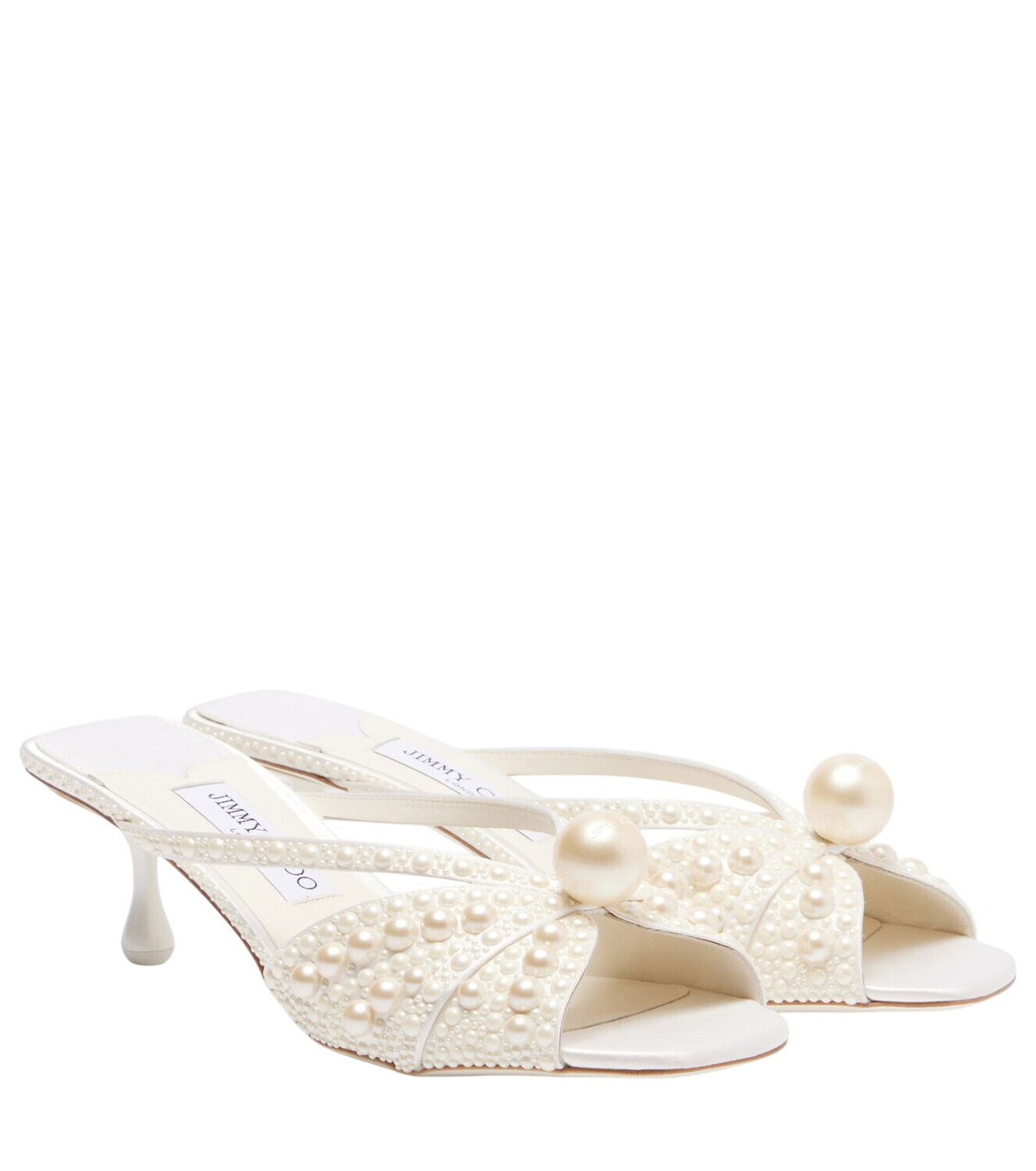 Jimmy Choo Powder Blue Satin Ottilia Sandals Jimmy Choo