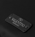 Valentino - Valentino Garavani Rockstud Logo Webbing-Trimmed Nylon Messenger Bag - Black
