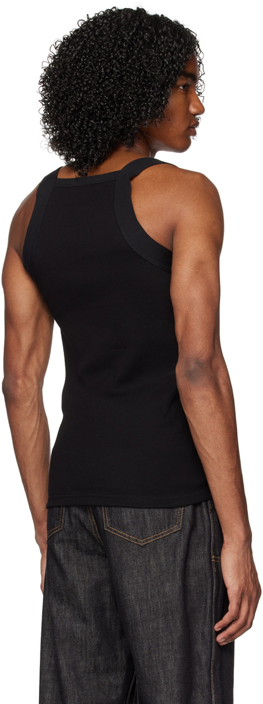 Moschino Black Tony Viramontes Archive Tank Top