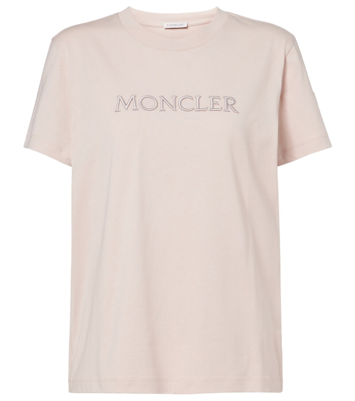 Photo: Moncler Logo cotton jersey T-shirt