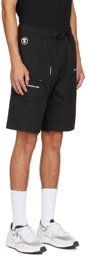 AAPE by A Bathing Ape Black Cargo Shorts