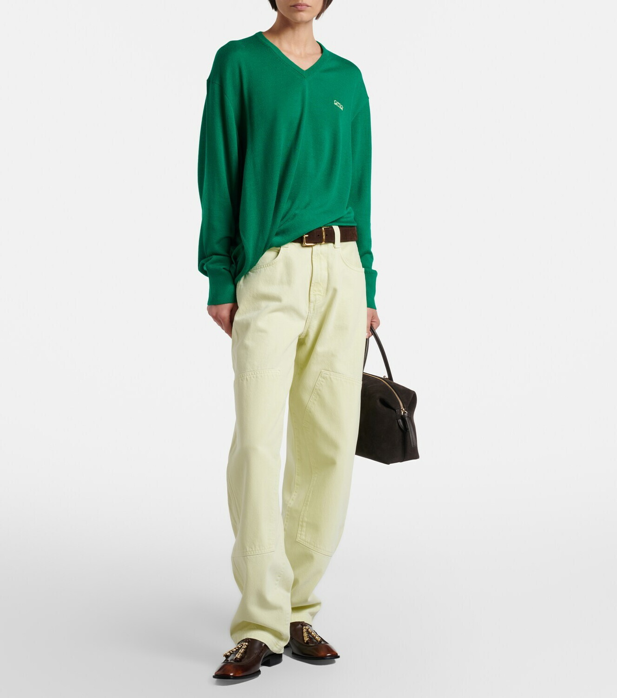 Agolde Laria Pieced tapered jeans
