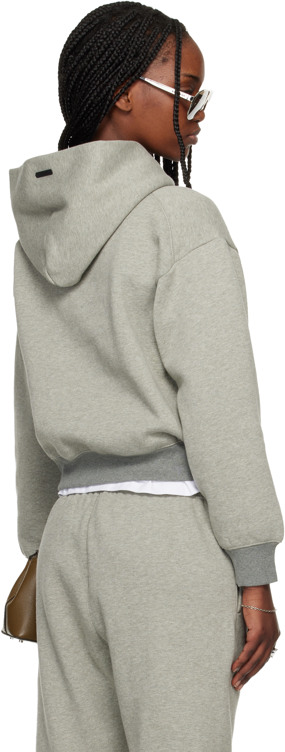 Fear of God ESSENTIALS Gray Signature Classic Hoodie