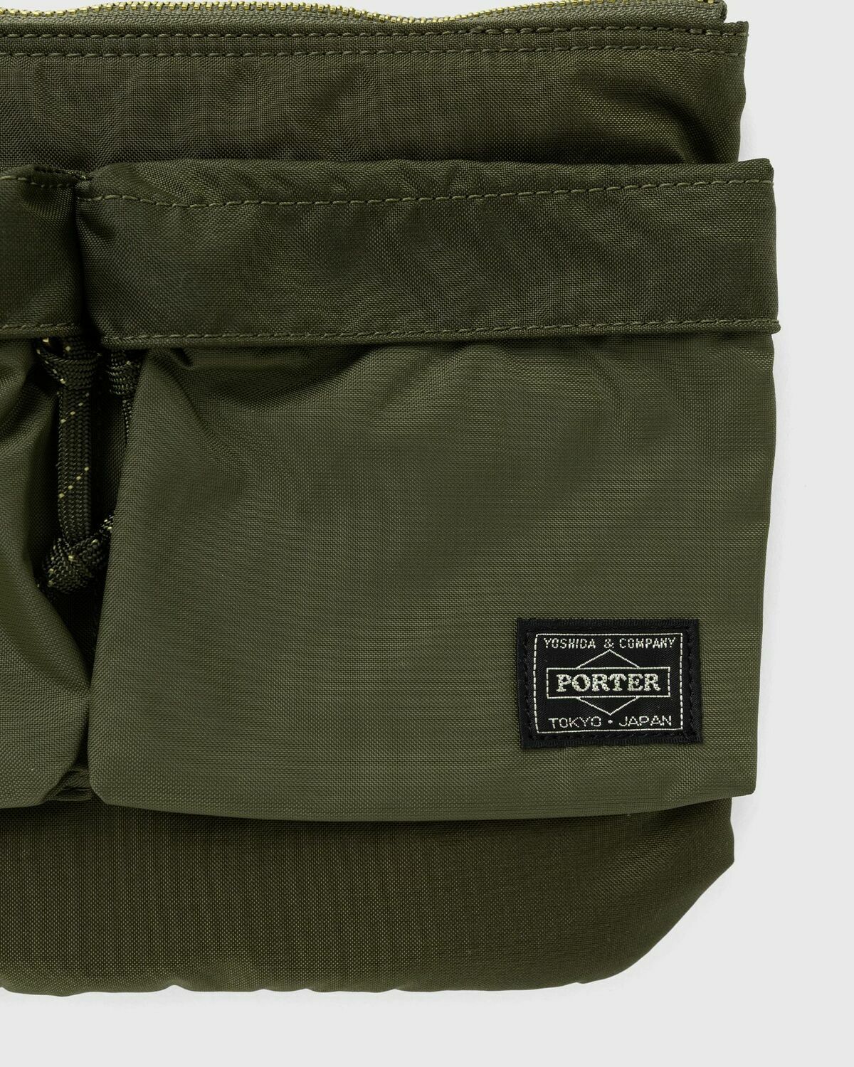 Porter-Yoshida & Co. FORCE SHOULDER BAG Green Mens Messenger & Crossbody Bag