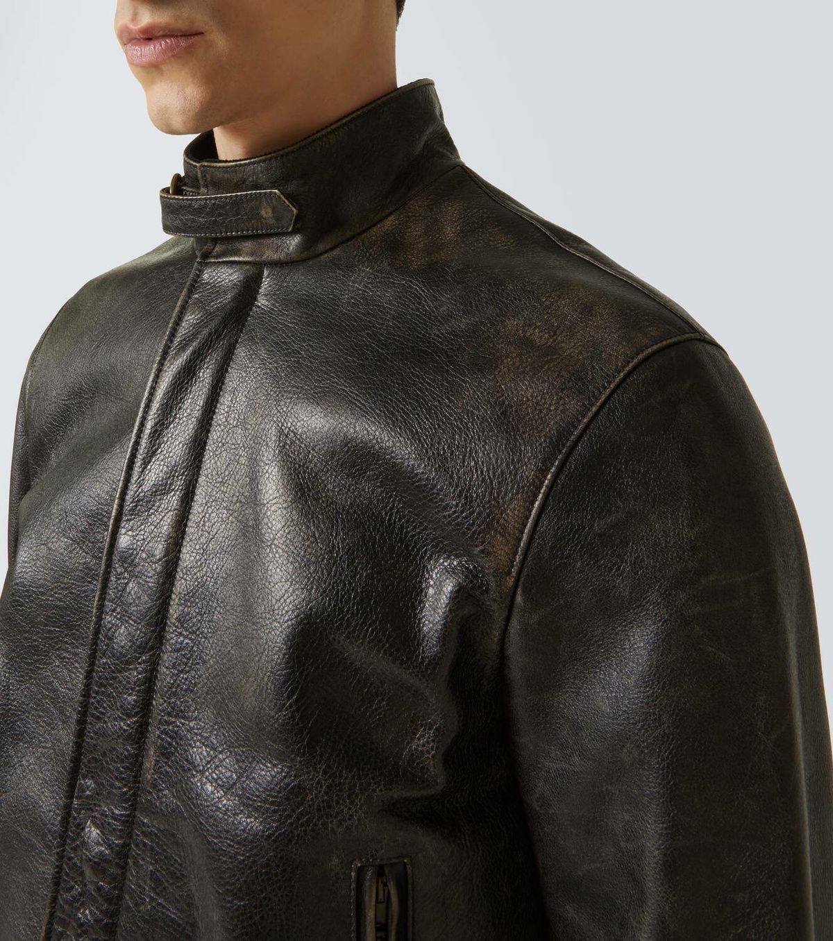 The Row Edrice leather jacket