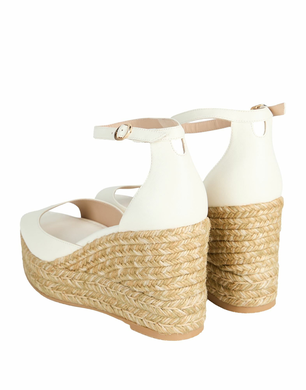 Stuart Weitzman Womens Espadrilles Ivory