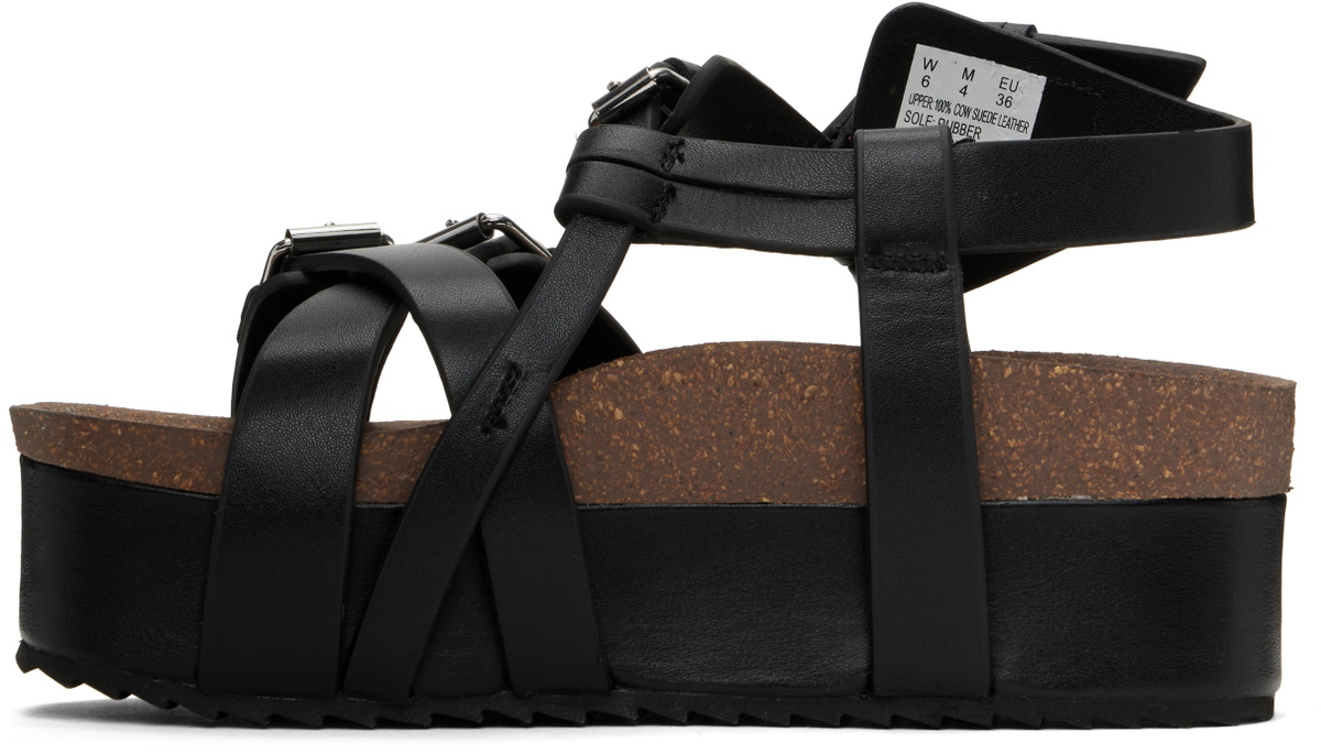 R13 Black Platform Sandals