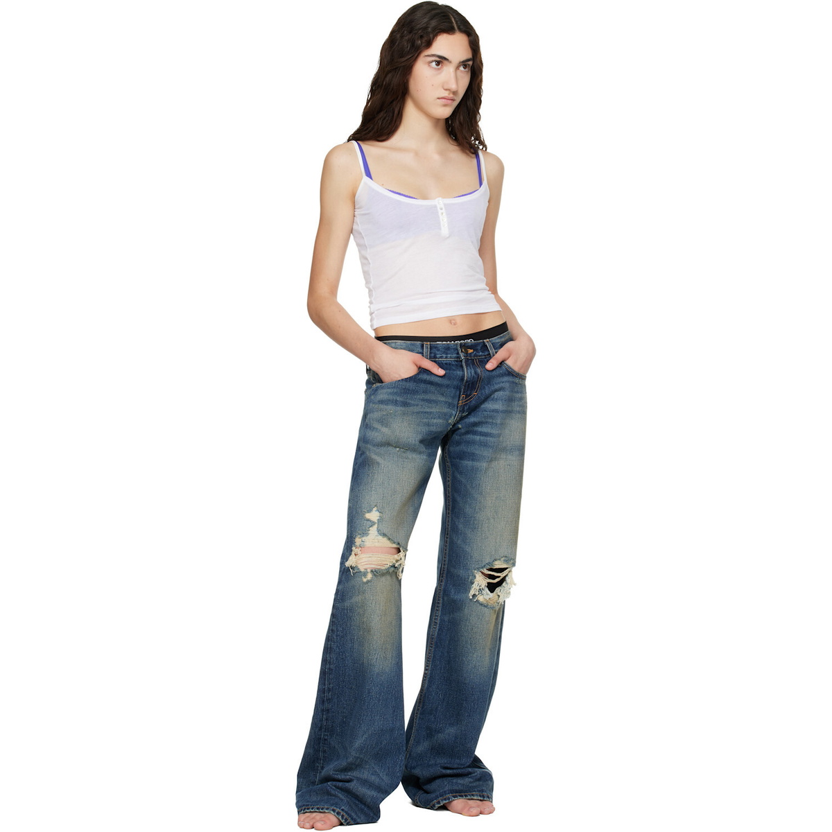 Raimundo Langlois Indigo Bootcut Jeans