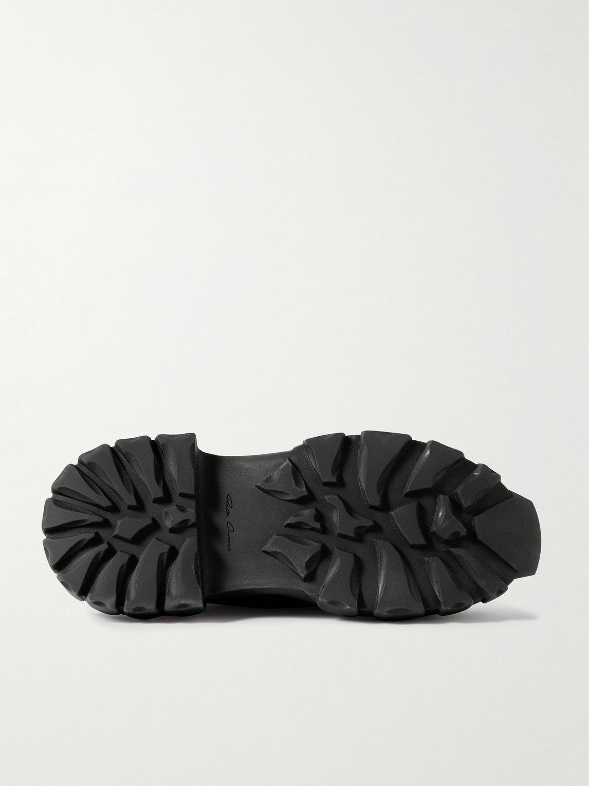Rick Owens - Bozo Tractor Leather Oxford Shoes - Black Rick