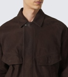 The Row Vana reversible leather blouson jacket