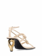 JW ANDERSON - 75mm Leather Chain Heel Sandals