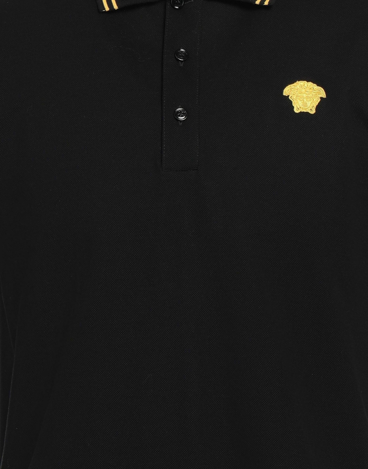 Versace Mens Polo shirt in Black