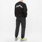 Afield Out Men's Research Crew Sweat in Black