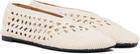 Stella McCartney Off-White Ryder Day Cotton Crochet Loafers