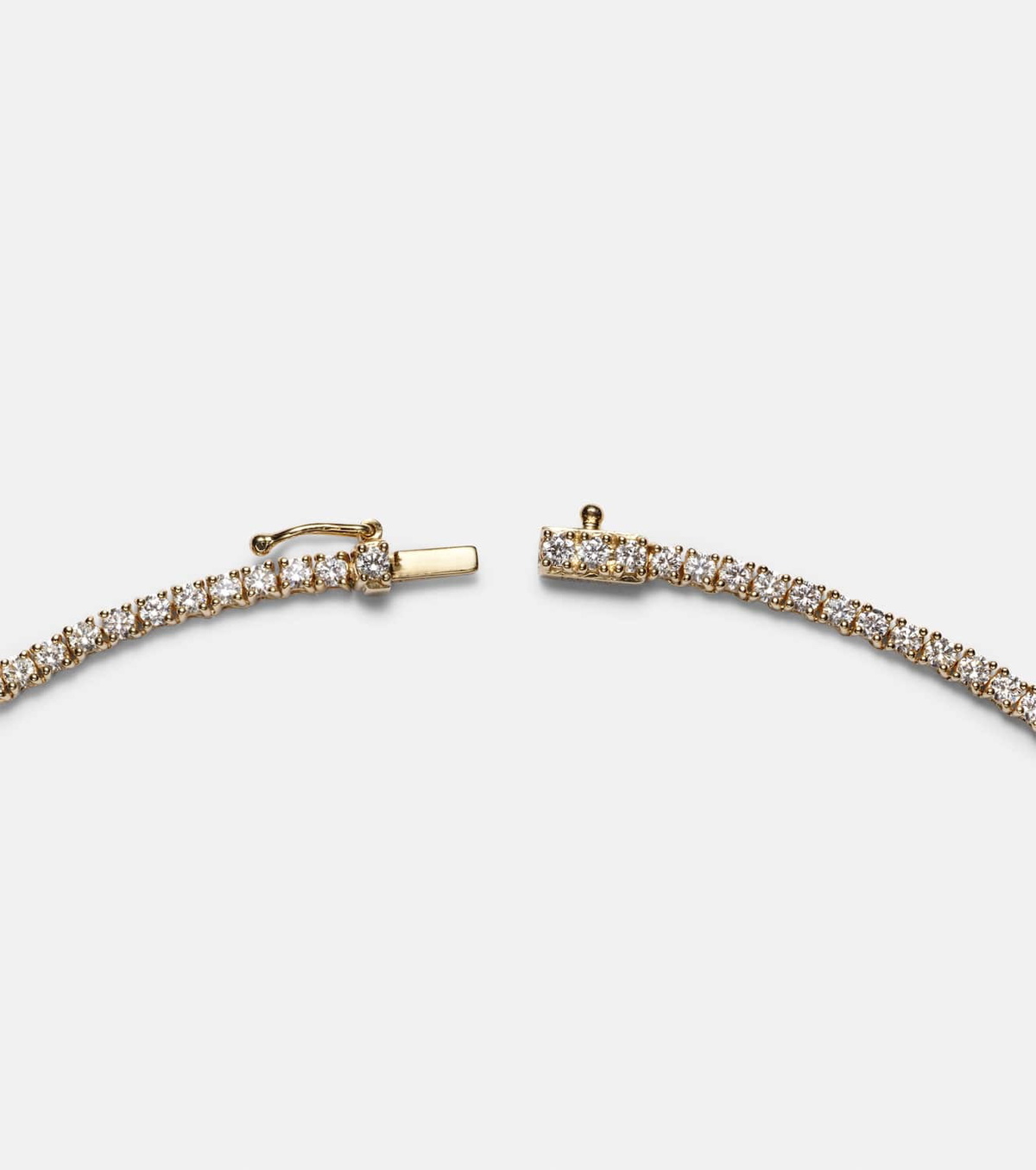 Anita Ko Hepburn 18kt gold choker with diamonds