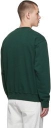 Sporty & Rich Green Athletic Group Flag Sweatshirt