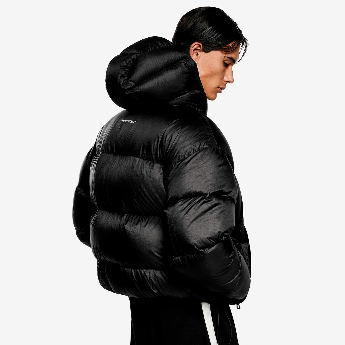 MKI Men's Translucent Bubble Jacket in Black MKI Miyuki-Zoku