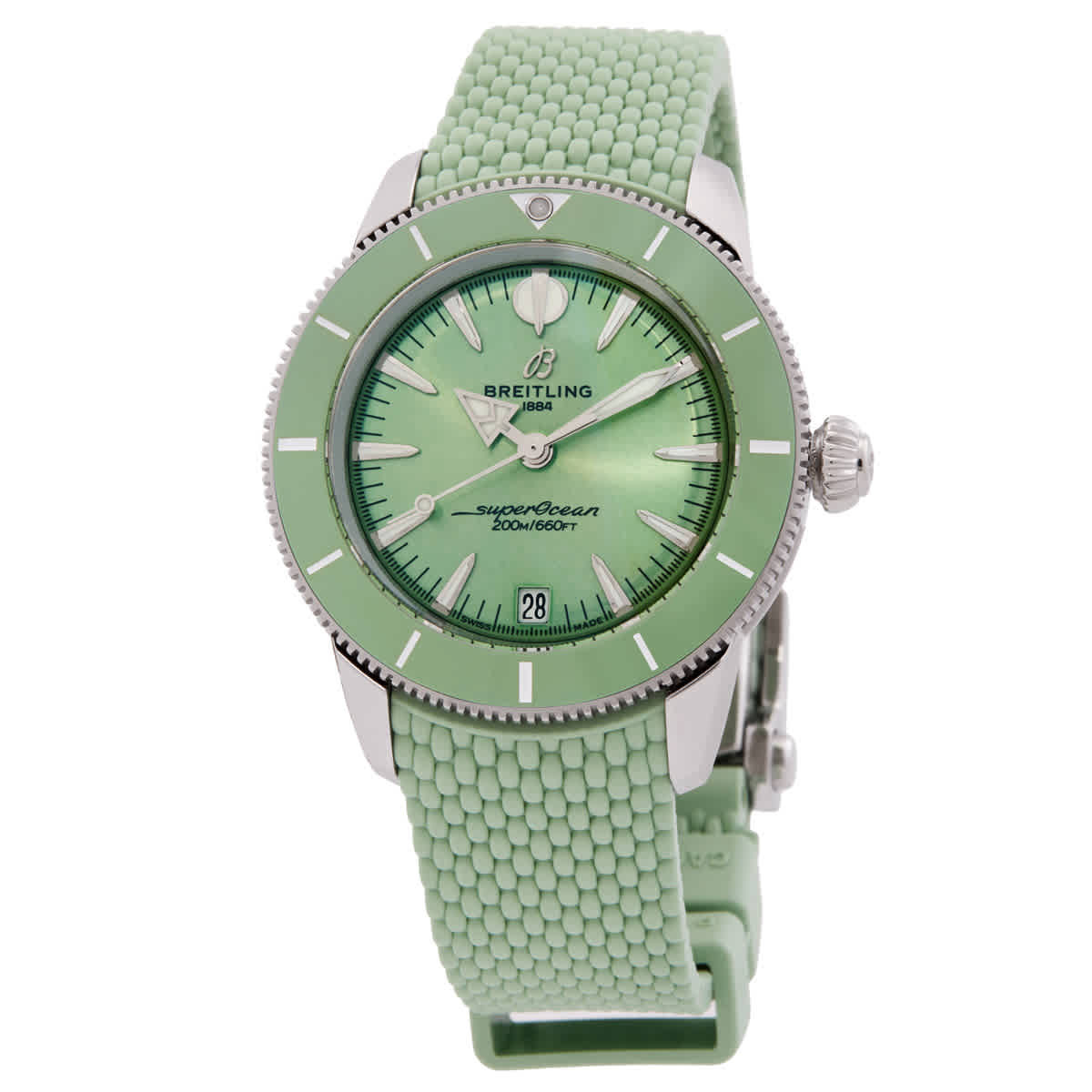 Breitling Superocean Heritage Automatic Green Dial Watch A10390361L1S1