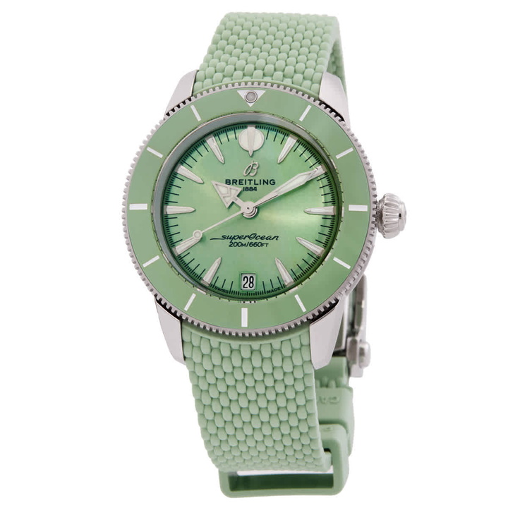 Photo: Breitling Superocean Heritage Automatic Green Dial Watch A10390361L1S1