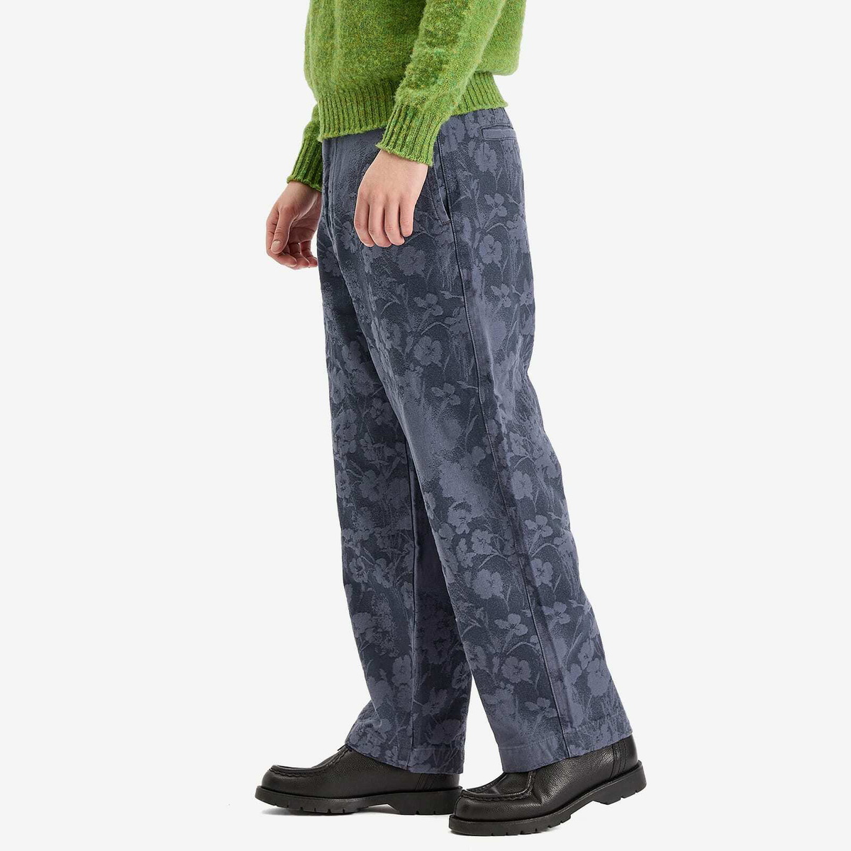 Paul Smith Men's x Lee Jacquard Denim Tapered Trousers in Blue