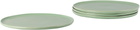 The Conran Shop Green Luna Dinner Plate Set, 4 pcs