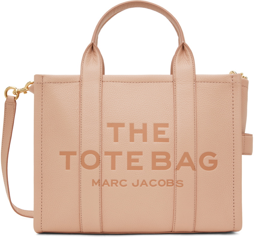 Marc Jacobs Pink 'The Leather Medium' Tote Marc Jacobs