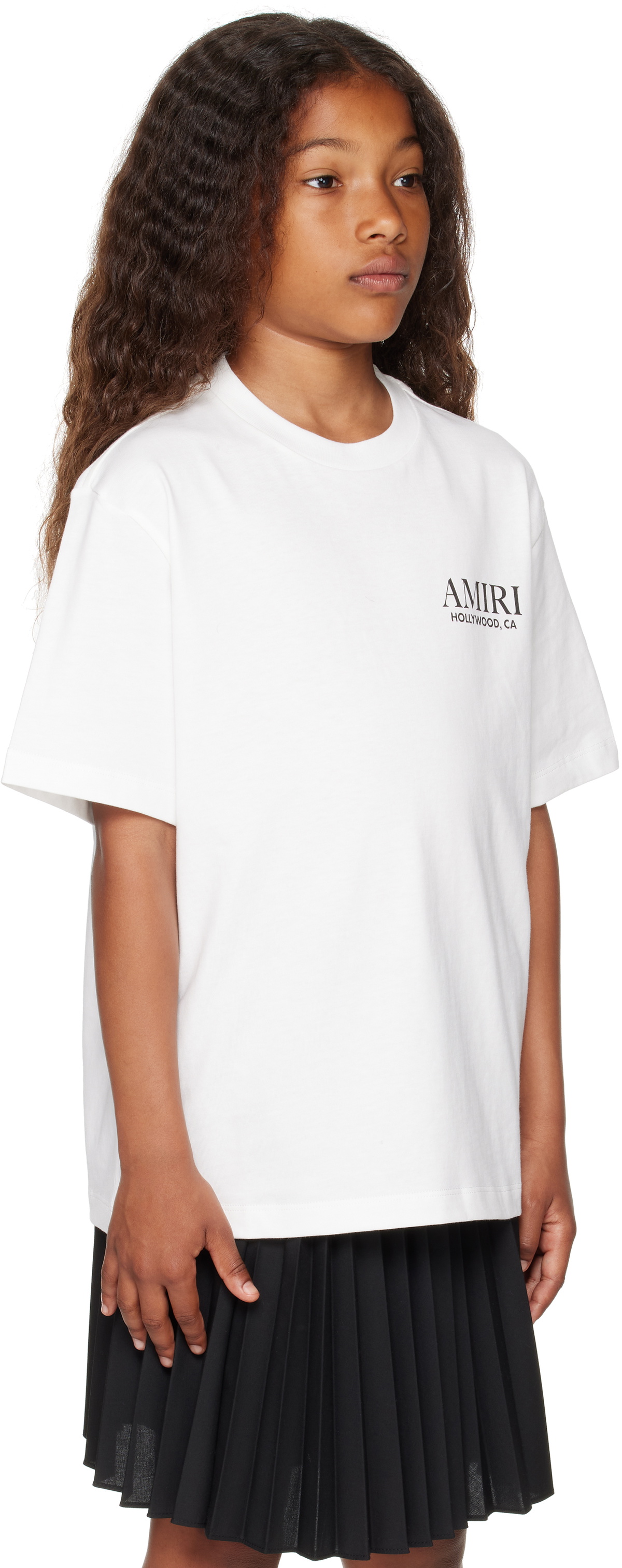 【AMIRI】 ホワイトボーンズ スタックド コットンTシャツ BONES STACKED TEE - White | AMIRI
