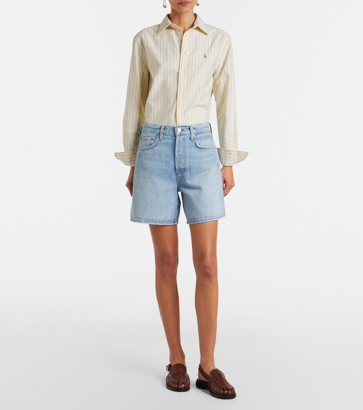 Agolde Dame denim shorts