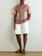 Etro - Straight-Leg Paisley-Jacquard Denim Shorts - White