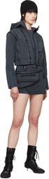 HYEIN SEO Gray Dyed Crop Jacket