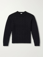 TOTEME - Cable-Knit Wool Sweater - Black