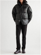 ROA - Quilted Ripstop Hooded Down Jacket - Black
