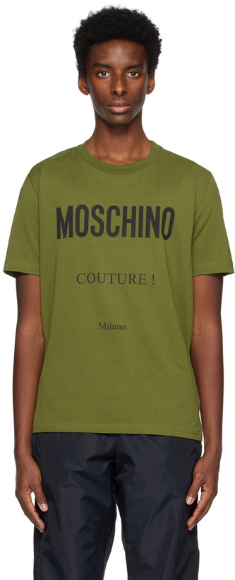 Photo: Moschino Green Printed T-Shirt