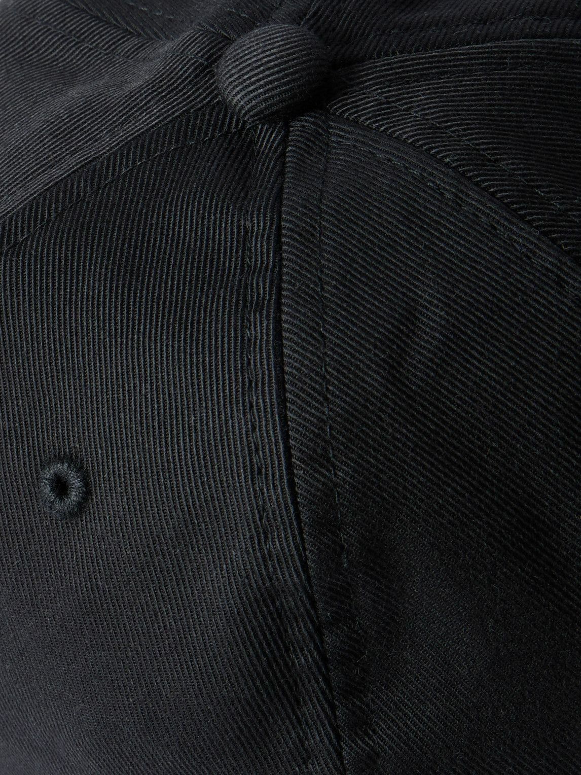 Mr P. - Leather-Trimmed Cotton-Twill Baseball Cap