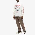 Represent Men's Milan World Tour Long Sleeve T-Shirt in Worn White