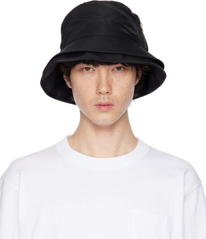 Photo: sacai Black Pocket Double Brim Hat
