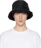sacai Black Pocket Double Brim Hat